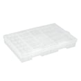 thumbnail image 1 of Clear Hard Plastic AA/AAA C D 9V Cell Battery Storage Case/Organizer/Holder Box TAPDRA Spare Part, 1 of 4