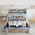 thumbnail image 2 of Homewish Camping Adventure Bedding Comforter Set,Camper Theme Twin Comforter Sets,Rustic Farmhouse Cabin Bedding Set For Kids,Microfiber Bedroom Decor Reversible,2 Pieces, 2 of 8
