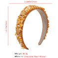 thumbnail image 2 of Diademas para mujer, diadema de personalidad de lujo, diademas de fiesta de diseñador de moda para mujer para fiesta de baile, vacaciones MFZFUKR CPB-CJZ1687-1, 2 of 5