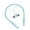 Blue BU, variant on Latrodar Wireless Bluetooth Headset Neck Type Stereo Noise Creative port Ear Headset Mic Blue 6x6 Inch Home Gadgets