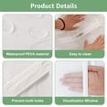 thumbnail image 3 of Transparent clothing bag, clothing cover protection storage, plastic clothing bagstyle:style1;, 3 of 6