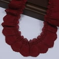 thumbnail image 3 of QualitChoice 10 Yards Ruban Décoratif Vintage en Coton Rouge pour Robe Sac Rideaux Rouge et Ruban de Couture DIY pour Literie Rouge, 3 of 6