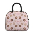 thumbnail image 2 of Lunch Bag Lunch Box for Women Reusable Insulated Lunch Bags,Water-Resistant Delicious Donut Cooler Lunch Tote Bag, Large Capacity for Work Travel Picnic, 2 of 6