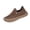 Brown, variant on Willtoo Women’s Quilted Knit Slip-On Shoes Breathable Casual Platform Loafers Comfortable Non-Slip Walking Sneakers
