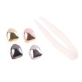 thumbnail image 2 of 4 Colors Gold Plated HipHop Single Tooth Cap Top Bottom Dental Grill Cosplay, 2 of 5