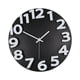 thumbnail image 1 of Reloj de pared para decoración del hogar, números 3D, puntero de Metal creativo, reloj decorativo, reloj silencioso para dormitorio, tienda, estante Negro, 1 of 8