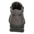 thumbnail image 2 of EASY WORKS BY EASY STREET Womens Gray Cushioned Removable Insole Jovi Round Toe Zip-Up Booties 8.5 M, 2 of 4