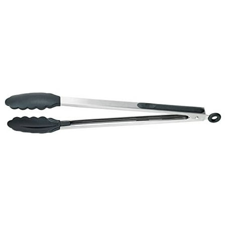 

Cutlery-Pro Chef Locking Kitchen Tong Professional Quality 18/8 Stainless Steel with Silicone Blades 12-Inches