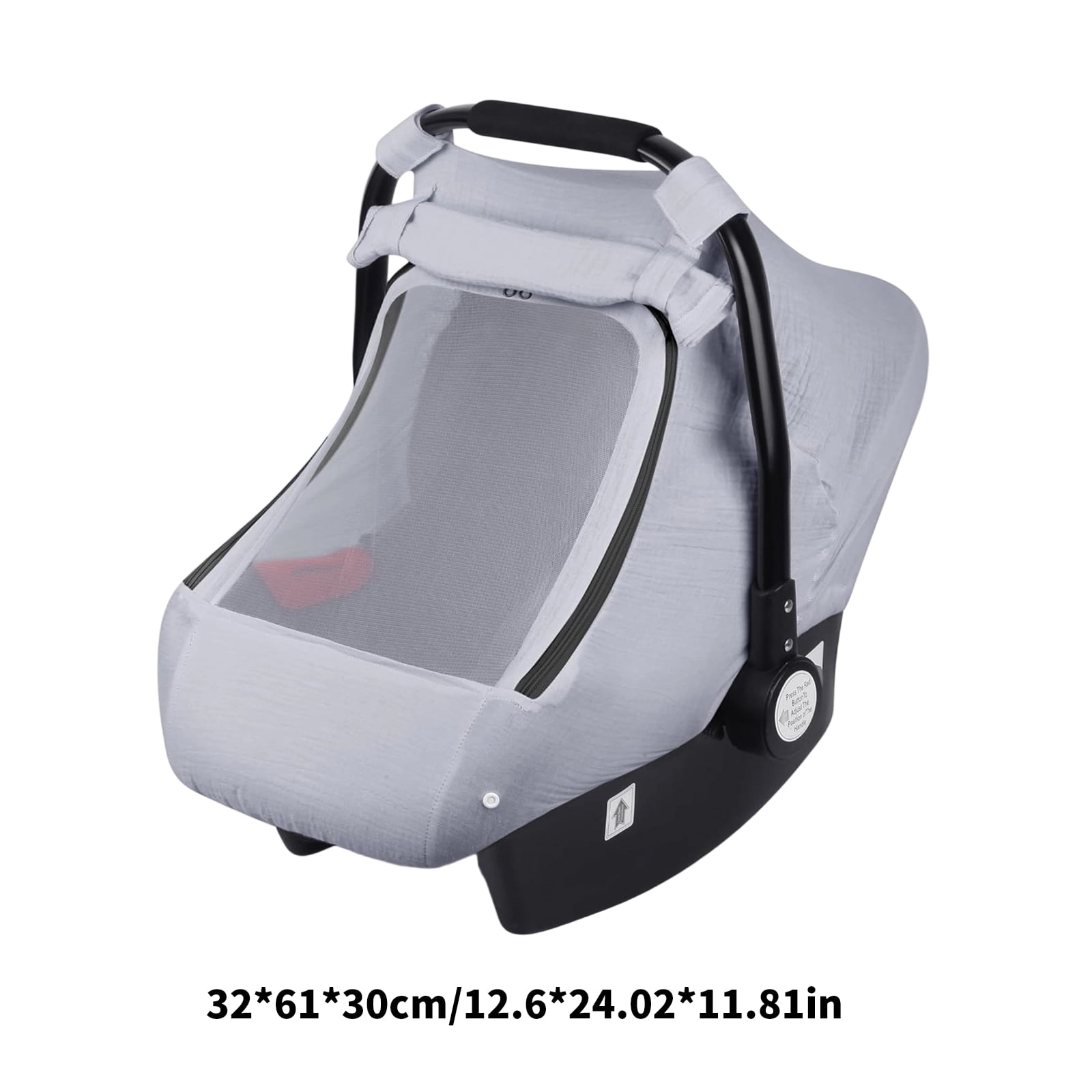 RUISINERY Infant Canopy with Soft & Breathable Window, Baby Strollers Guard for Boys Girls Windproof Carry Basket Sleeve