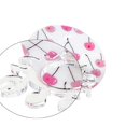 thumbnail image 6 of Toothbrush Holder Stand Storage Rack Toothpaste Holder Bathroom Wall Mounted Multi Slot Cherry, 6 of 6