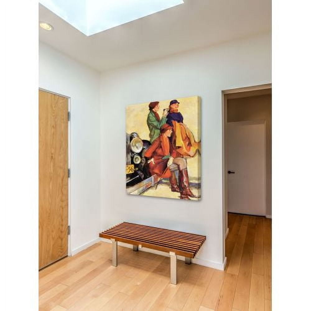 "Women in Riding Habits" Painting Print on Canvas
