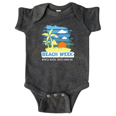 

Inktastic Beach Week Myrtle Beach South Carolina with Palm Trees Gift Baby Boy Bodysuit