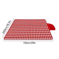 thumbnail image 2 of Anckoeil 6.56'×4.92' Plaid Outdoor Cushion Oxford Camping Picnic Blanket Foldable Beach Mat Portable and Durable Picnic Mats, 2 of 3