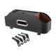 thumbnail image 1 of Organizador de respaldo de asiento de automóvil, porta pañuelos, accesorios de viaje, multifuncional con Negro, 1 of 8