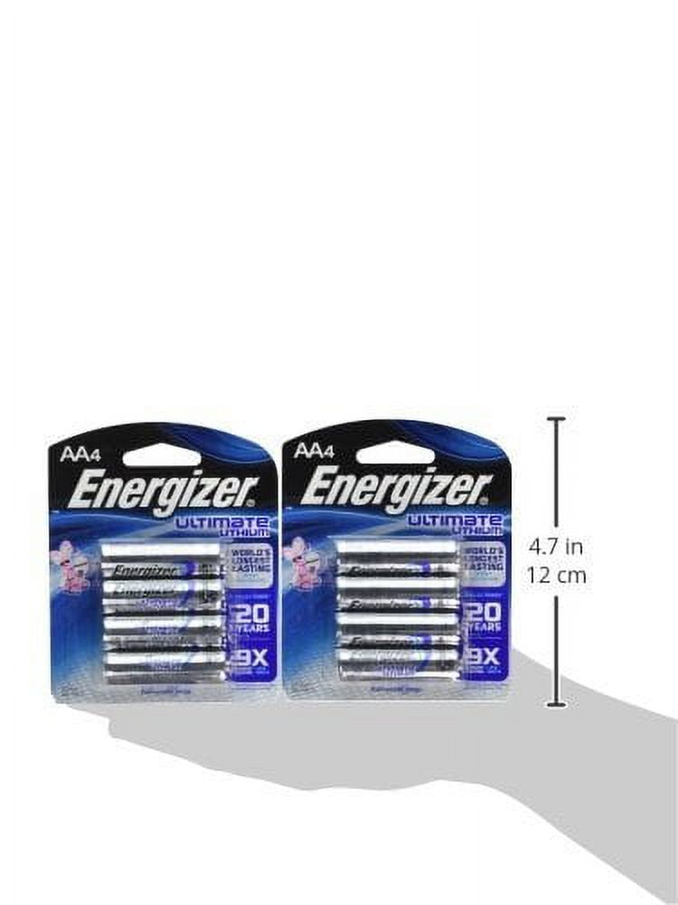 aa♡aa Energizer - Ultimate Lithium AA Batteries (4 Pack), Double A