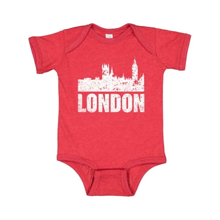 

Inktastic London England City Skyline with Grunge Gift Baby Boy or Baby Girl Bodysuit