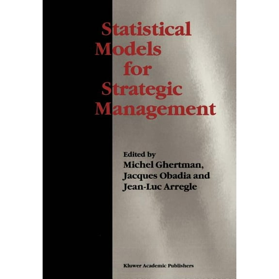 Statistical Models for Strategic Management, (Paperback)