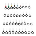 thumbnail image 2 of Terminal Remove Tool Set Stainless Steel Remove Tool Car Pin Portable Car Pin Wire Extracors Accessories, 38pcs, 2 of 7