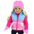 thumbnail image 4 of Sophia's Winter Clothing Accessory Set with Puffy Vest, Hat, Mittens and Snow Tube for 18" Dolls, 4 of 8