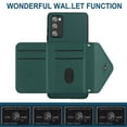 thumbnail image 4 of Allytech Galaxy S20 FE 5G/ S20 Lite Wallet Case with Shoulder Strap, RFID Blocking Luxury PU Leather Shockproof Cards Slots Stand Anti-Scratch Magnetic Closure Case for Galaxy S20 FE 5G, Green, 4 of 9