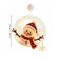 thumbnail image 3 of Christmas Suction Cup Window Light, Double-Layer LED Holiday Window Decor, Christmas Decor, C, 3 of 6