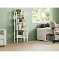 thumbnail image 2 of 4-Tier Ladder Shelf, Storage Rack for Home Garden, Large Capacity Bookcase, White, 2 of 7