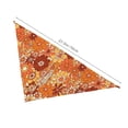 thumbnail image 3 of Naloa Hippie Flower Dog Bandanas 1PC Washable Triangle Dog Scarfs Premium Durable Fabric, for Small Medium Large Dogs and Cats, 3 of 6