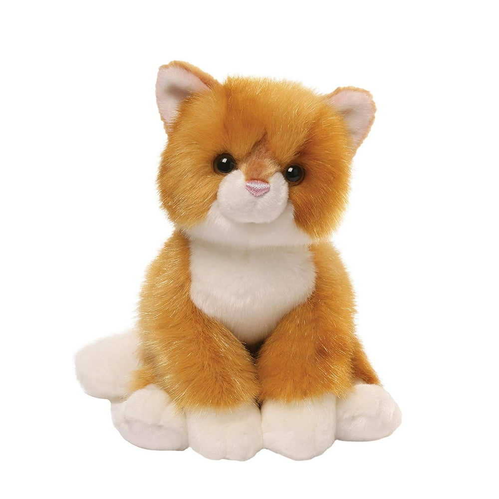 Miles Tabby Cat Stuffed Animal Plush, 9", Miles orange tabby cat with realistic details By GUND ...