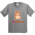 thumbnail image 3 of Inktastic I Love Hamsters Youth T-Shirt, 3 of 5