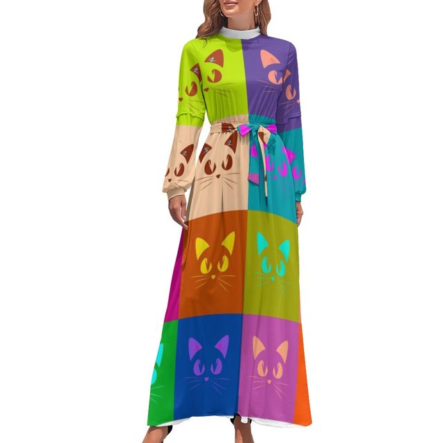 s pop art estilo andy warhol - best seller Vestido largo vestidos de noche para mujer vestido de hadas Vestido femenino verano mujer 2024