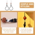 thumbnail image 5 of STRANDCHIC 2Pcs Mobile Phone Strap Black Bodhi Charm Cell Phone Wrist Strap Practical Use, 5 of 8