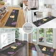thumbnail image 6 of Yayeee Runner Rug for Bedroom 2'x6' Machine Washable Hallway Non Slip Mat, Black Halloween Ghosts, 6 of 8
