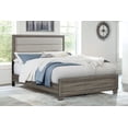 thumbnail image 2 of Wright 52-inch Upholstered California King Bed Brown Oak, 2 of 9
