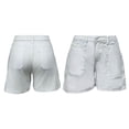 thumbnail image 2 of Jamicy Women's Denim Shorts Summer Casual Comfortable Buttoned High Waisted form-Fitting Stretchy Lounge Shorts with Pockets, 2 of 7