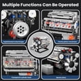 thumbnail image 3 of Kit de motor modelo Mould King 10088 V8 con 535 piezas para niños mayores de 14 años, 3 of 7