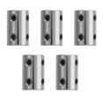 thumbnail image 4 of Shaft Coupler Connector, 5 Pcs High  Shaft Coupling Set 14mm Outer Diameter Steel 22mm Length Rust Resistance  For Mechanical Transmission, 4 of 8