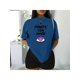 thumbnail image 1 of Playera Blusa De Mirate Con Amor Del Dia De La Mujer Color Morado Talla Chica Marca Emil SaEs, 1 of 4