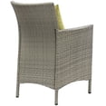 thumbnail image 4 of Modway Conduit 7 Piece Outdoor Patio Wicker Rattan Dining Set in Light Gray Peridot, 4 of 6