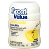 Great Value Lemonade Drink Mix, 19 Oz.