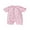 Pink, variant on Toddler Baby Girl Rash Guard Swimsuit 0 6 12 18 24 Months 2T 3T Cherry/Bow Print Zipper Short Sleeve Zip Up Bathing Suit