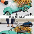thumbnail image 5 of Country Sunflowers Outdoor Rug for Patio/Deck/Porch, Non-Slip Large Area Rug 5 x 7 Ft, Welcome Rustic Truck Floral Farmhouse Indoor Outdoor Rugs Washable Area Rugs, Camping Rug Carpet Runner, 5 of 8