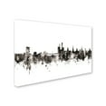 thumbnail image 2 of Trademark Fine Art 'Iowa City Iowa Skyline III' Canvas Art by Michael Tompsett, 2 of 3
