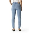 thumbnail image 4 of Levi Strauss Signature Women's and Women's Plus High Rise Skinny Jeans, Available in Inseams: 27", 29", 31", Sizes 2-28, 4 of 7