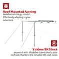 thumbnail image 2 of Yakima OverNOut 6.5' Lightweight Roof Mounted Awning w/Included SKS Lock, Medium, 2 of 8