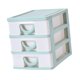 thumbnail image 5 of Caja de almacenamiento de cajones pequeños Organizador de ropa Organizador versátiles de escritorio Accesorios de escritorio Organizador de escritorio Verde, 5 of 8