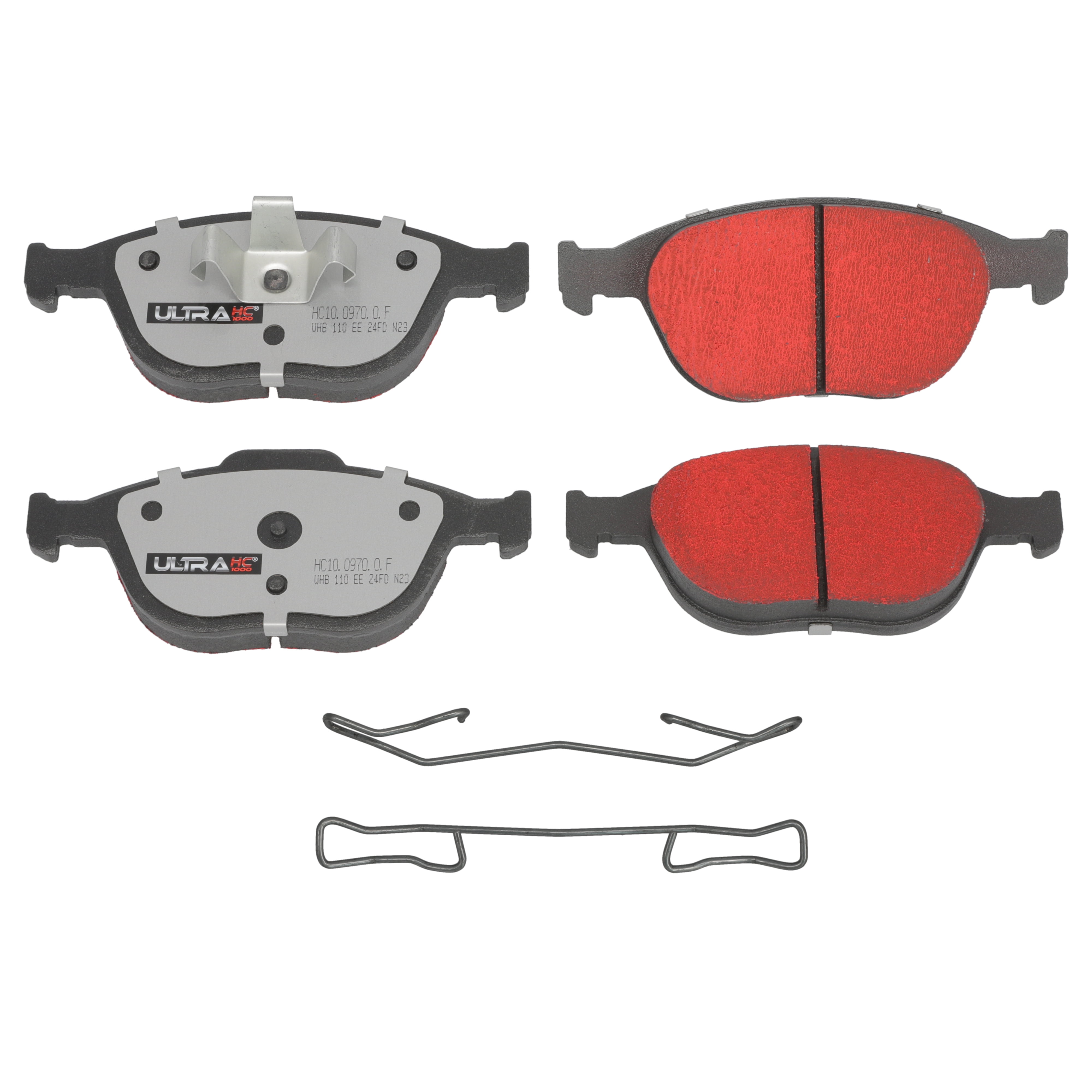 Ultra HC 1000 Brake Pad Set, Front HC10.0970.0.F, Ford Focus 2004-2002