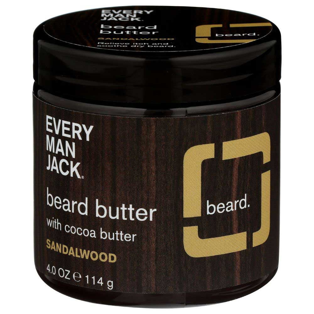 Every Man Jack Sandalwood Beard Butter, 4 Ounce 1 each. Walmart