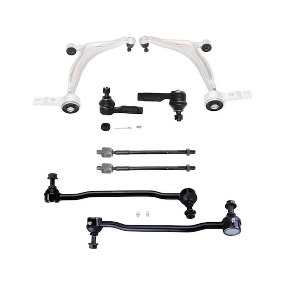Front Lower Control Arm Ball Joint Tie Rod Sway Bar End Link Kit - 8 Piece - Compatible with 2002 - 2006 Nissan Altima Sedan 4-Door 2003 2004 2005