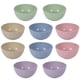 thumbnail image 1 of Nvzi 10 cuencos de paja de trigo resistentes al calor: rosa, azul, beige, verde y morado, 1 of 4