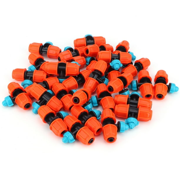 Boquilla de riego, 30PCS/Bolsa Boquilla de nebulización de 3 vías Sistema de riego Cabezal de riego Integración perfecta